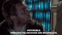 Obi Wan Perhaps The Archives Are Incomplete GIF