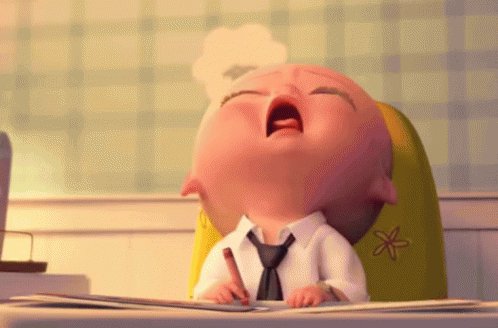 Sleeping Boss Baby GIF