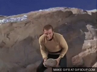 Throw Rock GIF