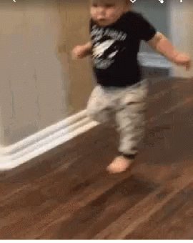 Baby Running GIF