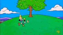 Abuelo Contando Historia Abuelo Simpsons GIF