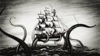 10 Giant Octopus GIF