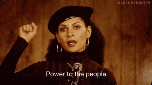 Black Power Power To The People GIF