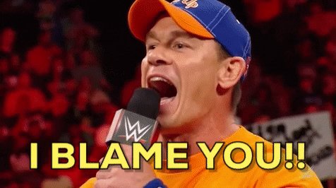 blame you GIF by WWE