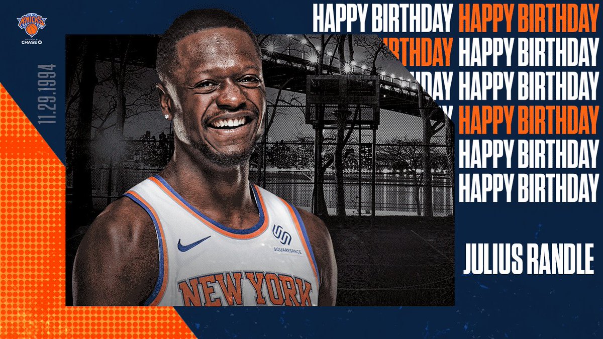 Wishing @J30_RANDLE a Happy Birthday! ๐ #NewYorkForever https://t.co/IcqnRKz1u4
