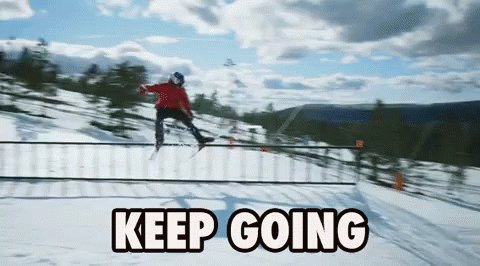 Gif of a skiier sliding acr...