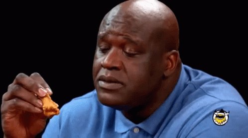 Shaq Hot Wings GIF