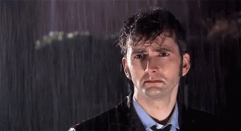 Sad In The Rain GIF