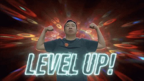 Level Up Flexing GIF