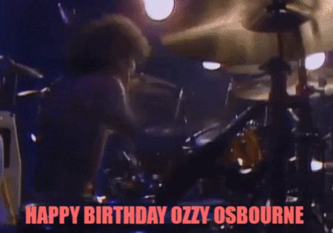 Happy Birthday  Ozzy Osbourne(73) December 3th 1948 2020 CREATE 