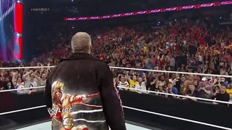 ultimate warrior wrestling GIF by WWE