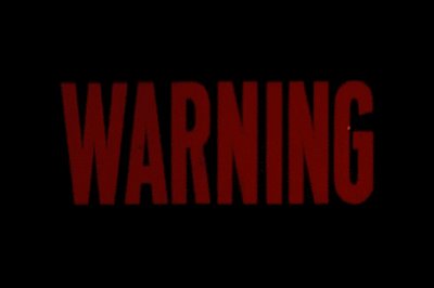 Neon Warning GIF