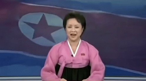 北韓 女主播 GIF