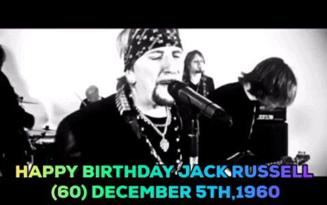 Happy Birthday Jack Russell(61) December 5th 1960 2020 CREATE 