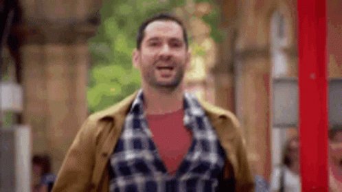 Tom Ellis Train Has Left The Station GIF