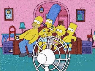 Simpsons Heat Wave GIF