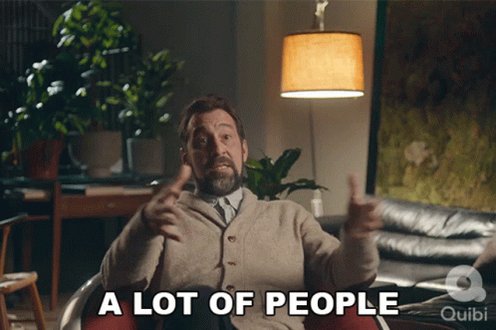ALot Of People Big Rad Wolf GIF