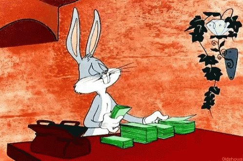 Bugs Bunny Money GIF