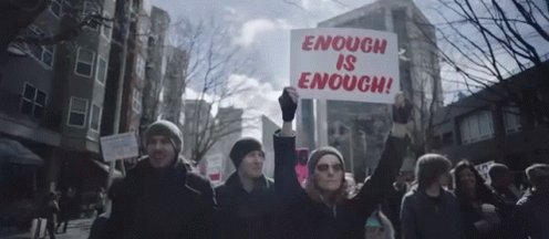 Enough Is Enough Protest GIF