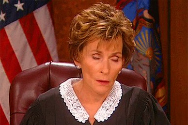 Judge Judy Reaction GIF