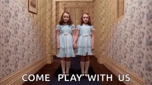 Come Play With Us The Shining GIF