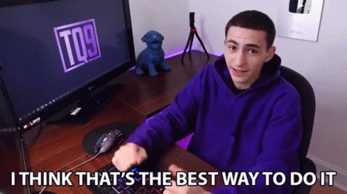 IThink That The Best Way To Do It Thats The Best Way GIF