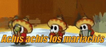 Paper Mario Villanos Mariachi GIF