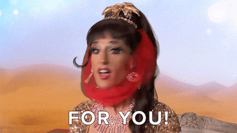 Drag Race Finger Guns GIF b...