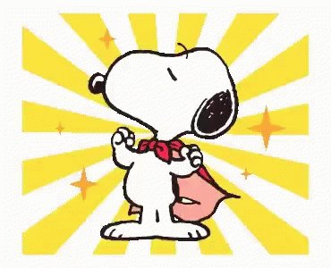 Snoopy Super Hero GIF