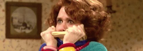 Aunt Sue, So Freakin' Excited!!! - Saturday Night Live GIF