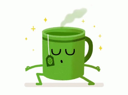 Tea Time Yoga GIF