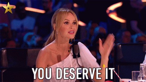 You Deserve It Amanda Holden GIF