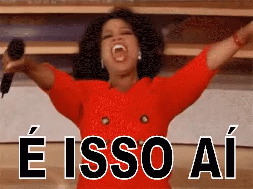 É Isso Aí / Sim / Palmas / Parabéns / Oprah Winfrey GIF