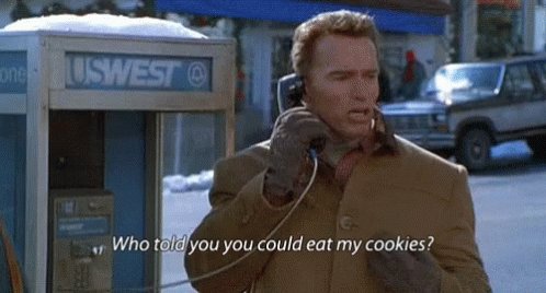 Cookies Arnold Schwarzenegger GIF