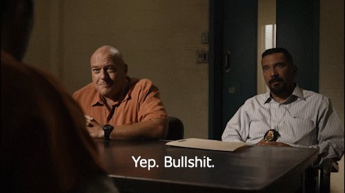 Hank Schrader Bullshit GIF ...