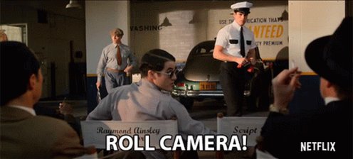 Roll Camera Darren Criss GIF