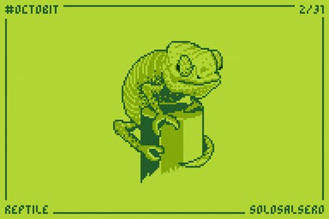 gameboy reptile GIF by Luis...