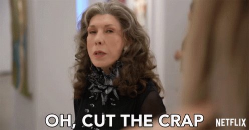 Oh Cut The Crap Frankie GIF
