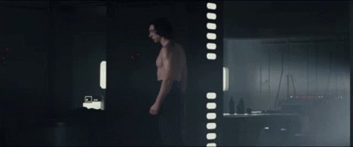 Kylo Ren Shirtless GIF