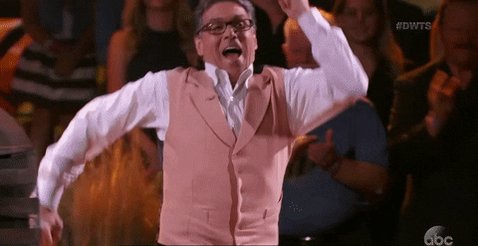 carefree rick perry GIF by Dancing with the Stars