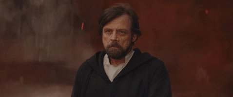 the last jedi brush shoulders GIF by Star Wars