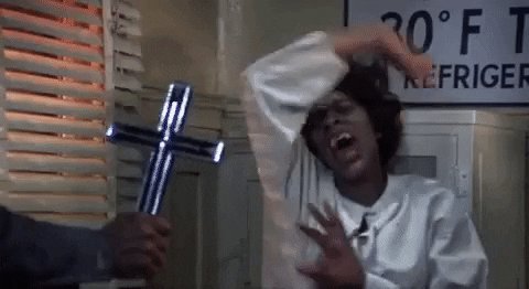 vampire do not want GIF