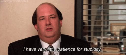 The Office Stupidity GIF