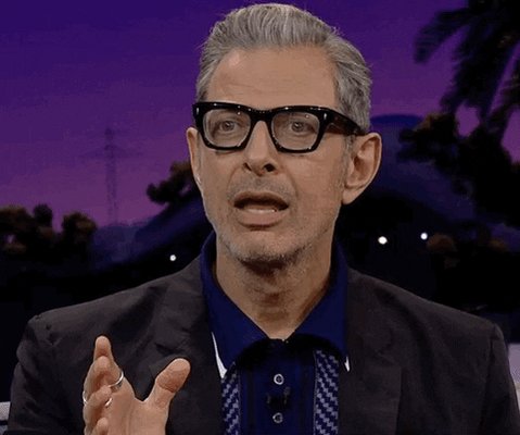 Jeff Goldblum What GIF by The Late Late Show with James Cord