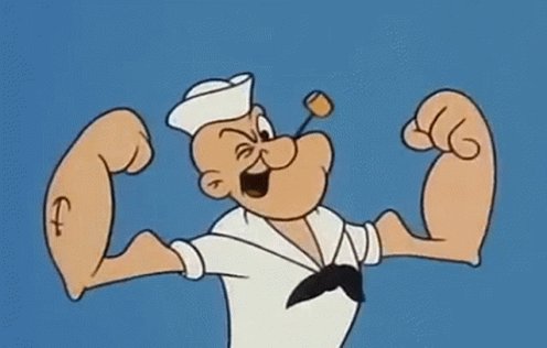 Popeye Powerful GIF