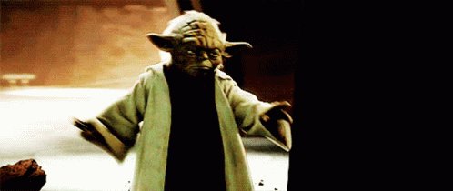 Yoda Lightsaber Battle GIF