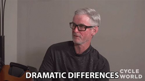 Dramatic Differences Cycle World GIF