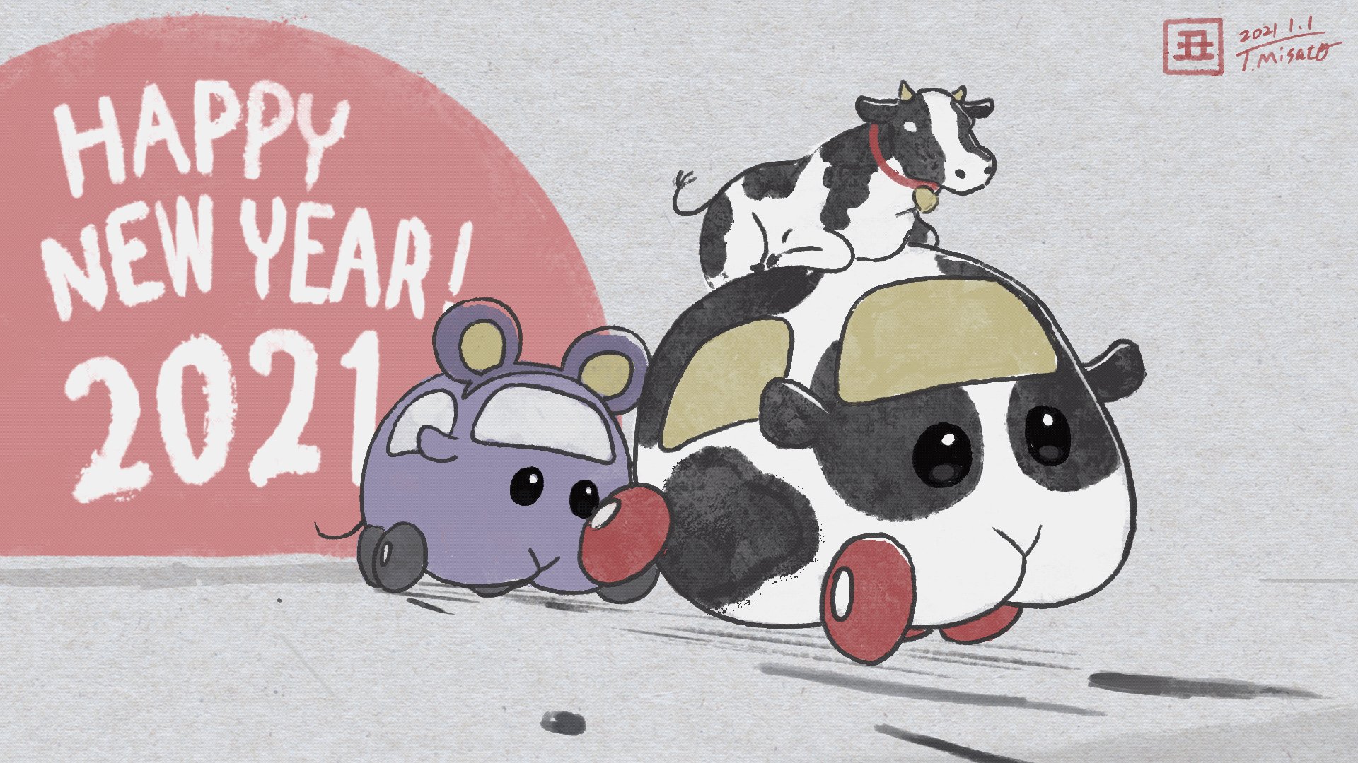 [閒聊] 天竺鼠車車監督的新年動圖