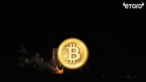 To The Moon Bitcoin GIF by eToro