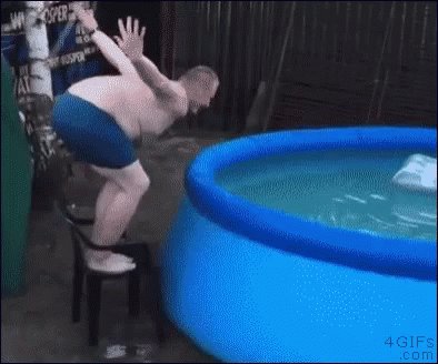 Pool Dive GIF